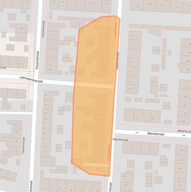 Kaart van postcodegebied 6591WG.