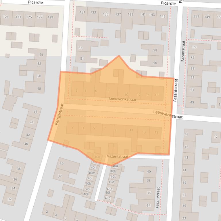 Kaart van postcodegebied 6591WH.