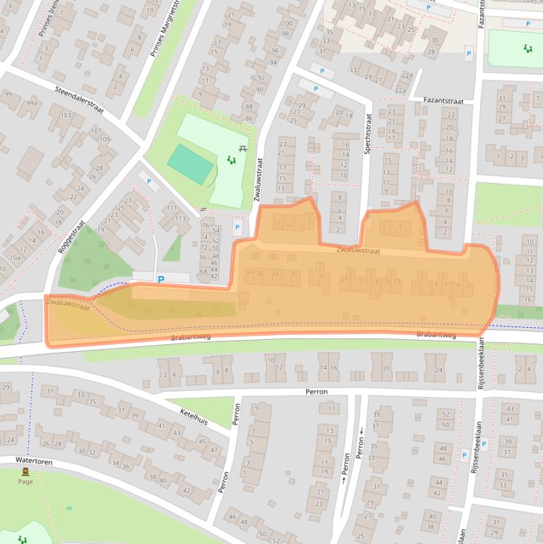 Kaart van postcodegebied 6591WN.