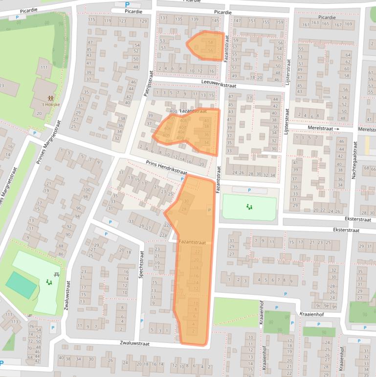 Kaart van postcodegebied 6591WR.