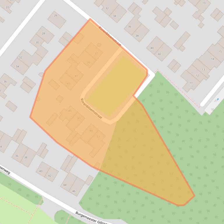 Kaart van postcodegebied 6591XJ.