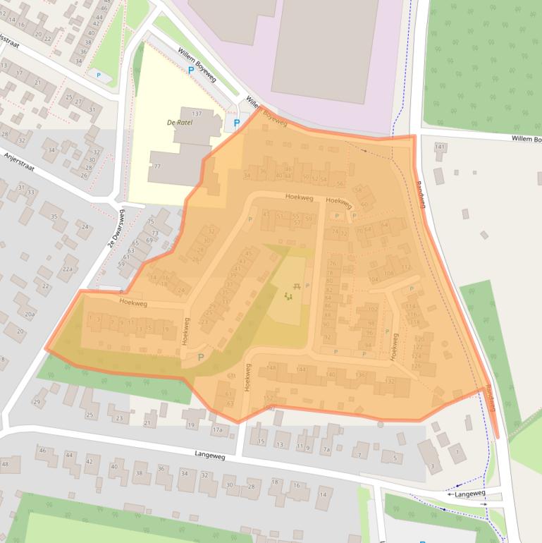 Kaart van postcodegebied 6591XN.