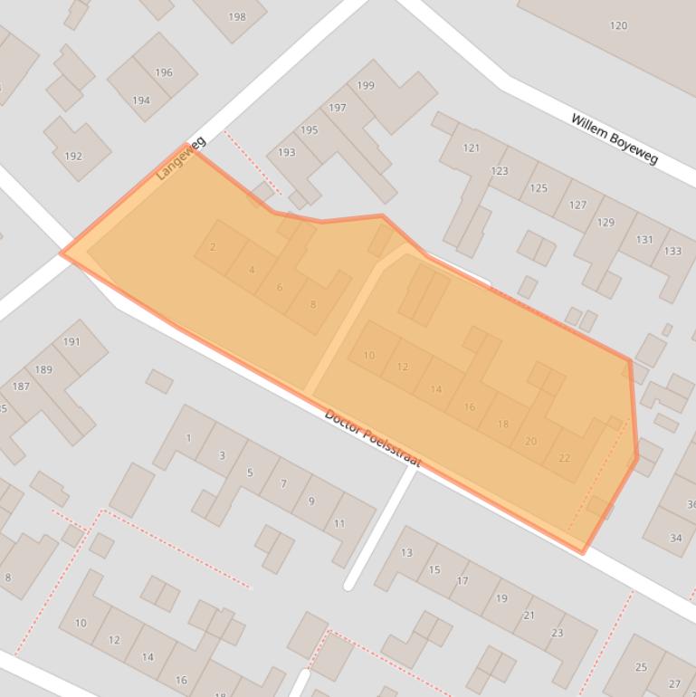 Kaart van postcodegebied 6591ZB.