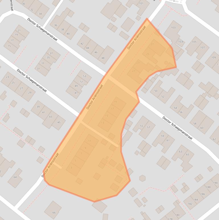 Kaart van postcodegebied 6591ZC.