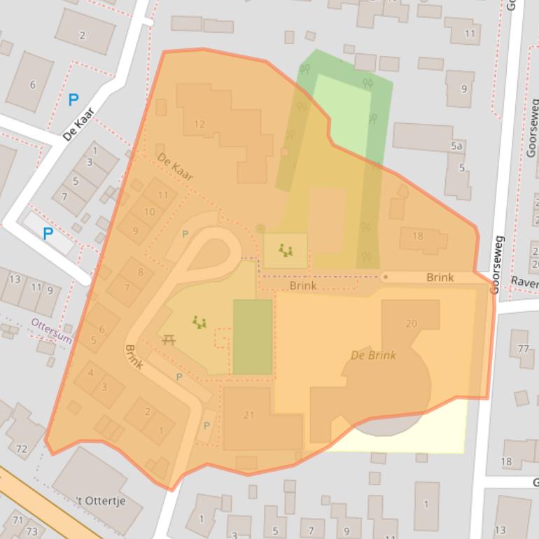 Kaart van postcodegebied 6595AN.