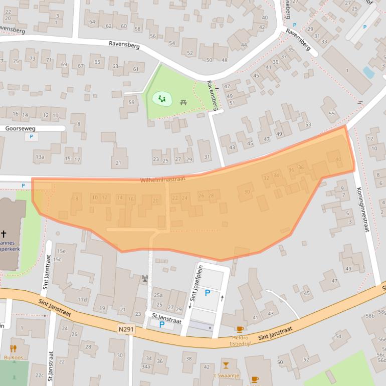 Kaart van postcodegebied 6595AS.