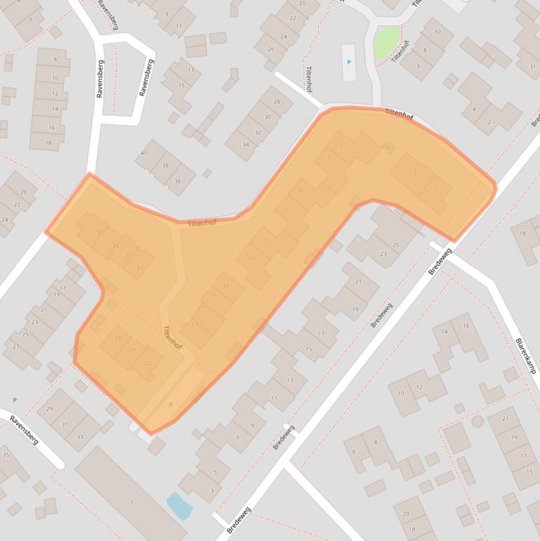 Kaart van postcodegebied 6595BB.