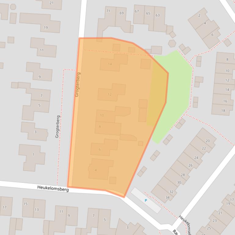 Kaart van postcodegebied 6595BP.