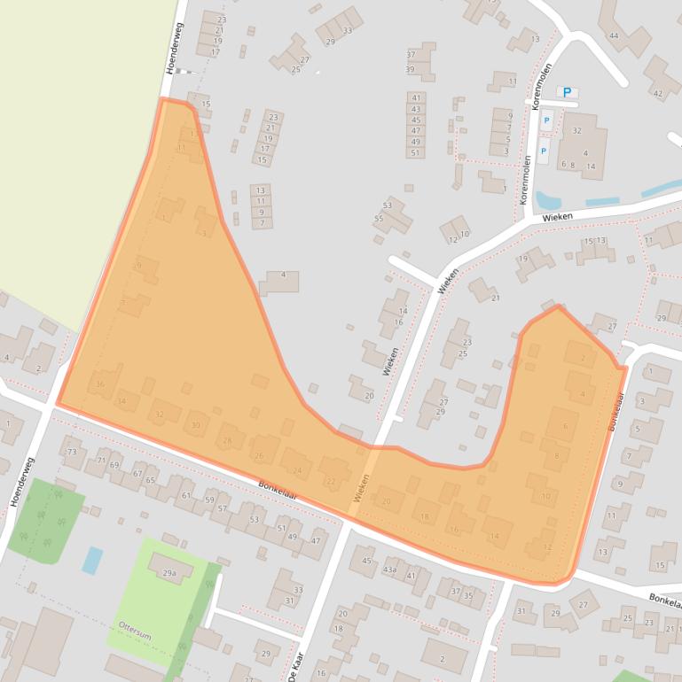 Kaart van postcodegebied 6595CC.