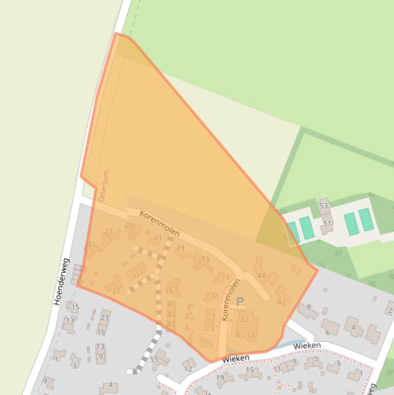 Kaart van postcodegebied 6595CH.