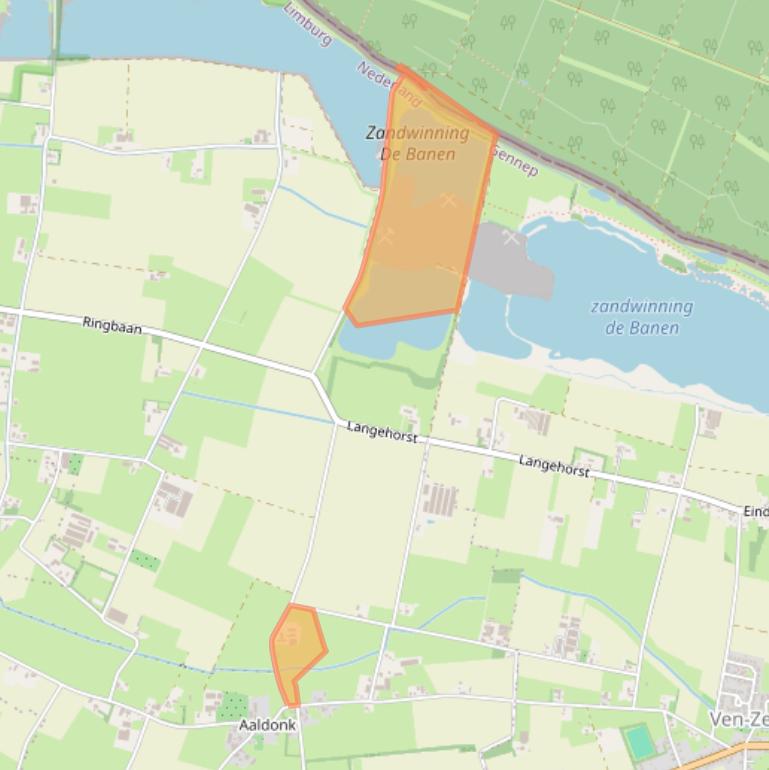 Kaart van postcodegebied 6595MH.