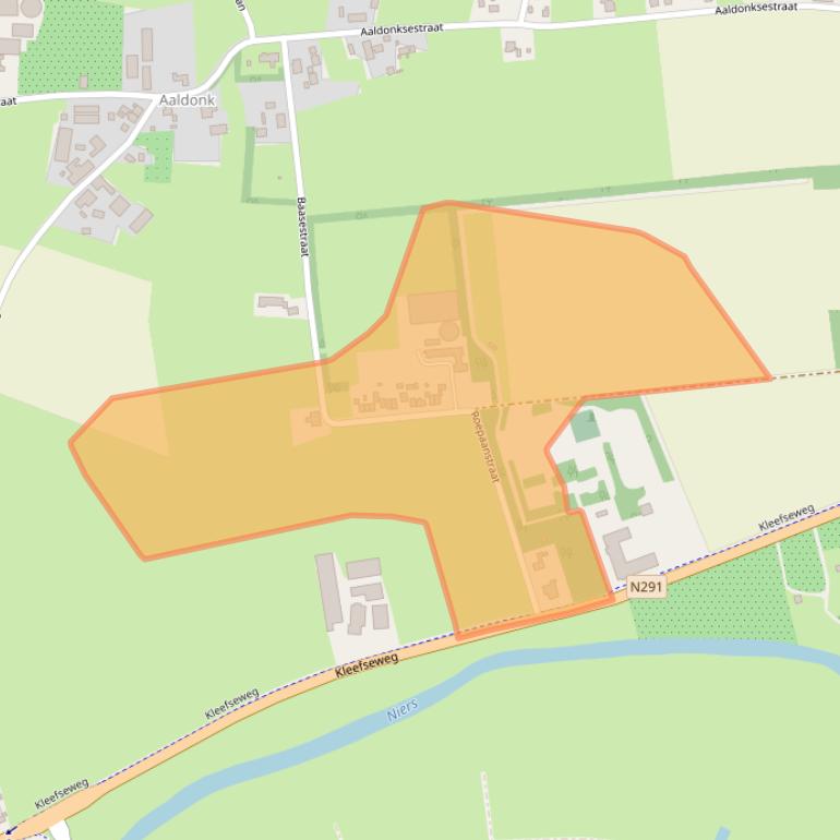 Kaart van postcodegebied 6595NH.