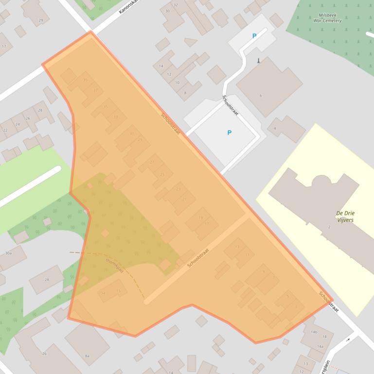 Kaart van postcodegebied 6596AN.