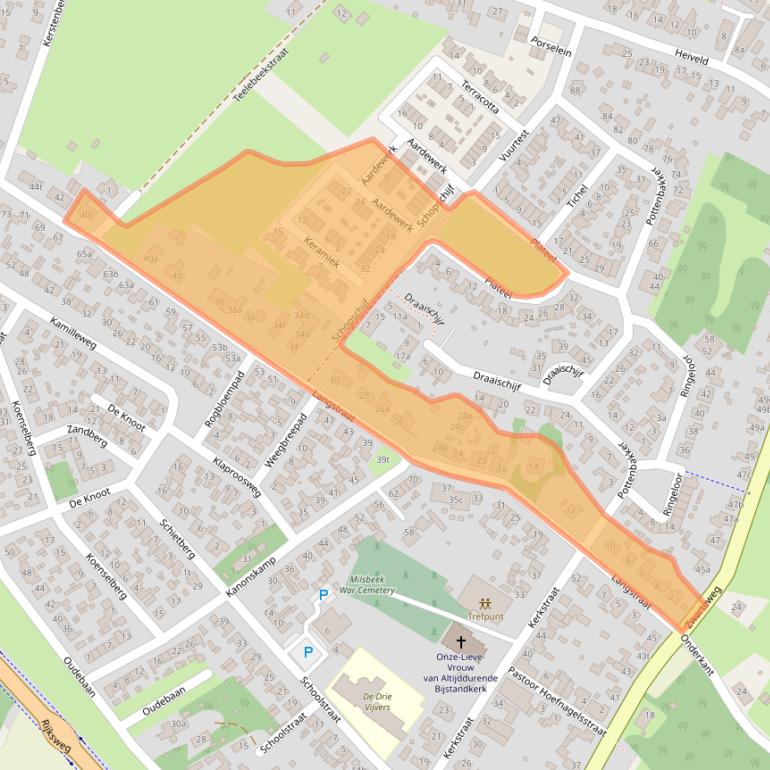 Kaart van postcodegebied 6596BP.