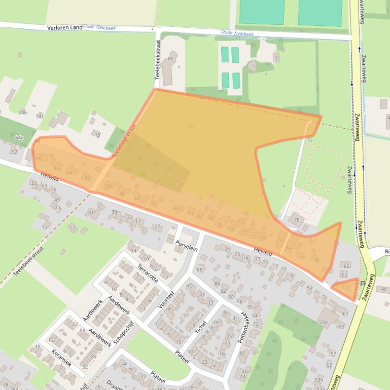 Kaart van postcodegebied 6596BX.