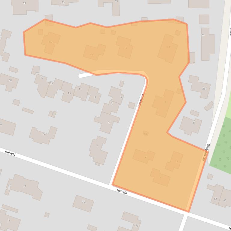 Kaart van postcodegebied 6596CH.