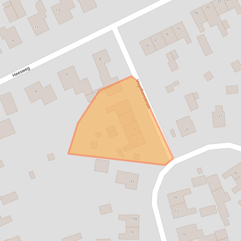 Kaart van postcodegebied 6598AL.