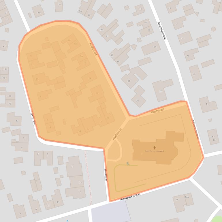 Kaart van postcodegebied 6598AN.