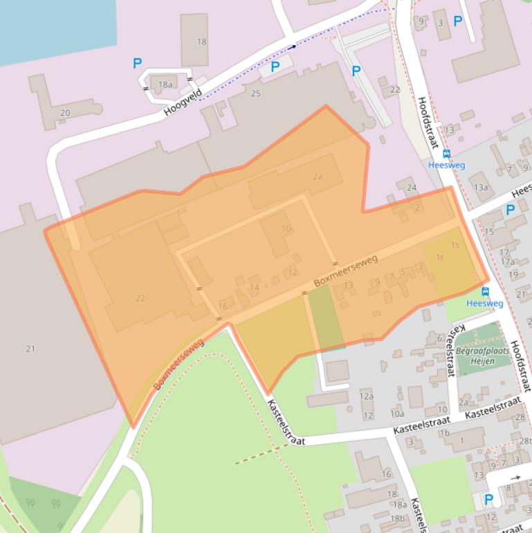 Kaart van postcodegebied 6598BK.