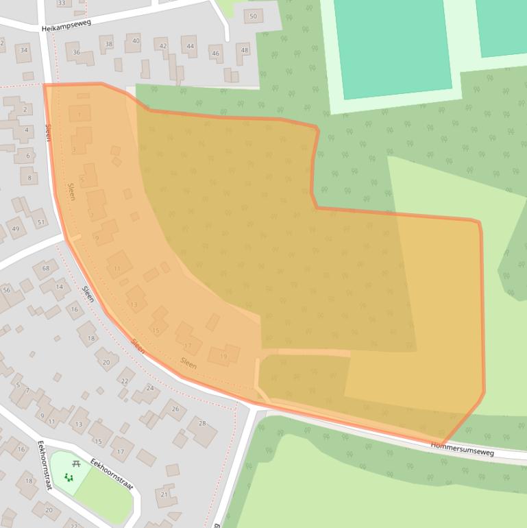 Kaart van postcodegebied 6598CC.
