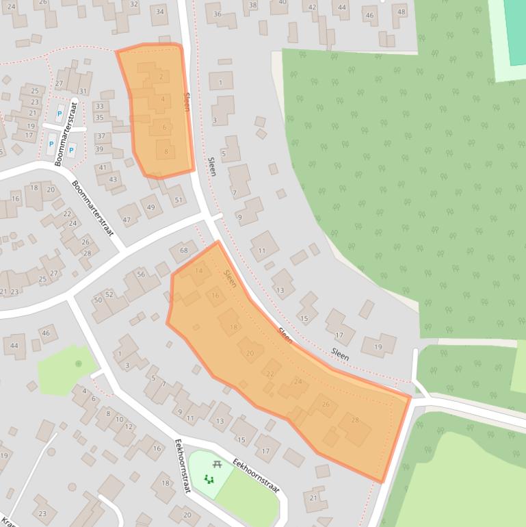 Kaart van postcodegebied 6598CD.