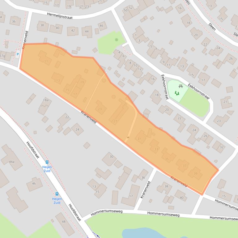 Kaart van postcodegebied 6598CH.