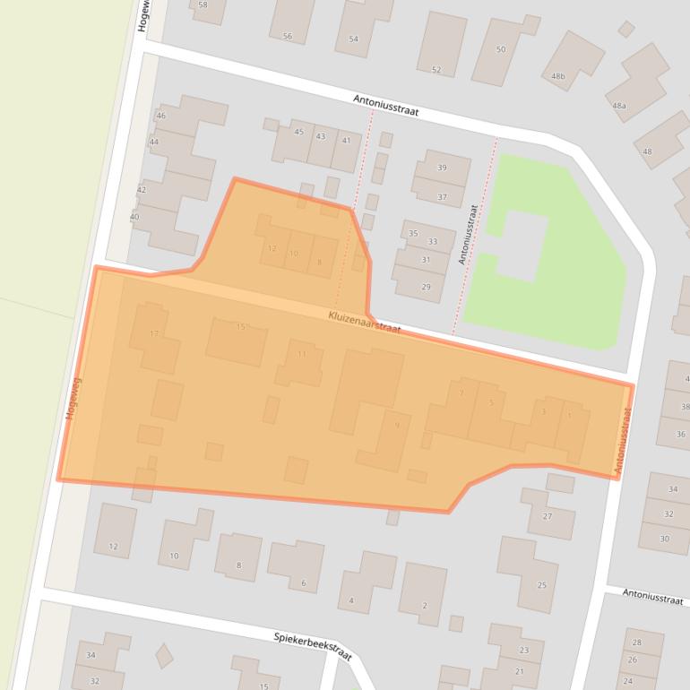 Kaart van postcodegebied 6599AL.