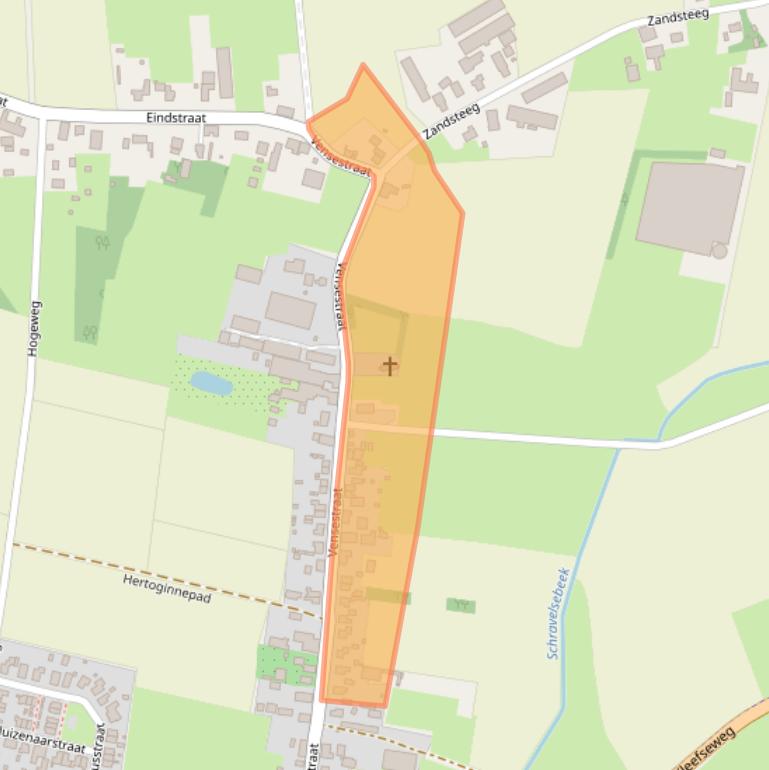 Kaart van postcodegebied 6599AR.