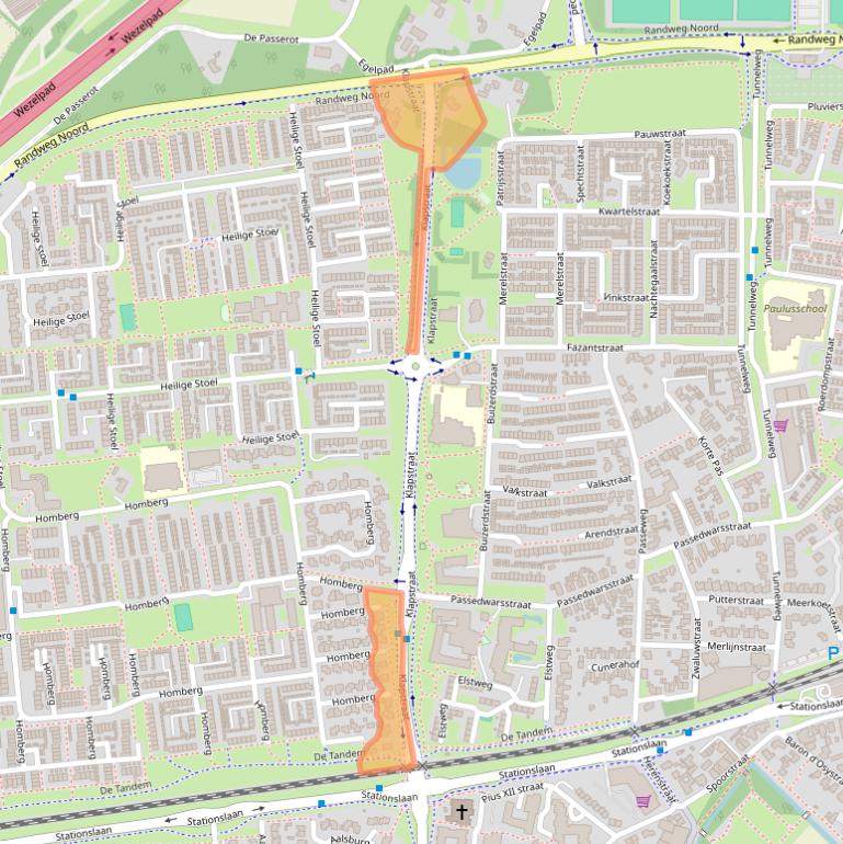 Kaart van postcodegebied 6601AA.