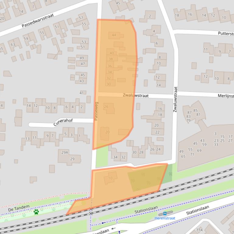 Kaart van postcodegebied 6601AH.