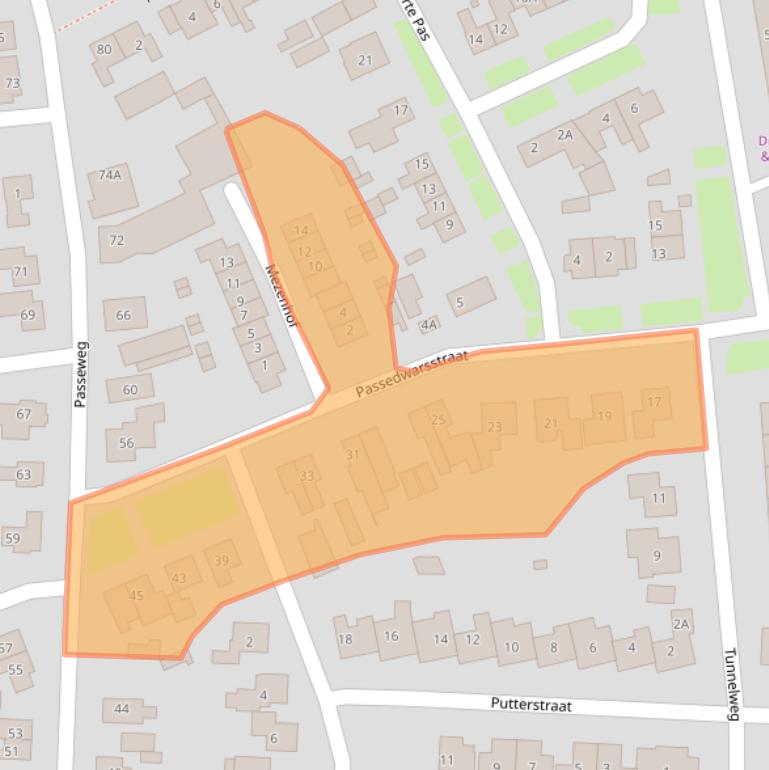 Kaart van postcodegebied 6601AN.