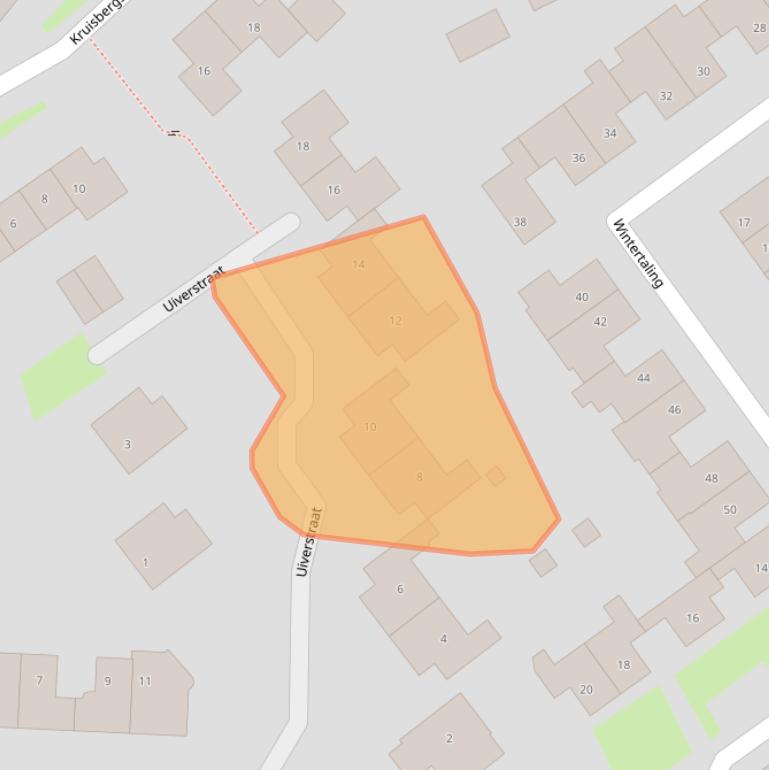 Kaart van postcodegebied 6601AZ.