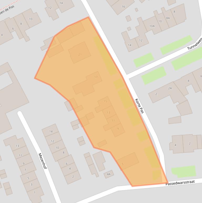 Kaart van postcodegebied 6601BH.