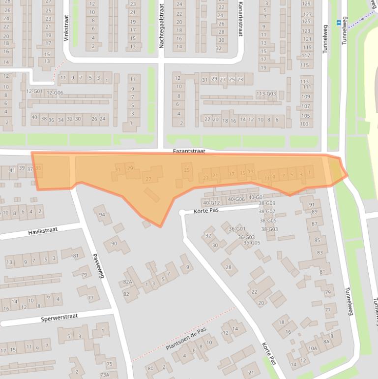 Kaart van postcodegebied 6601BL.