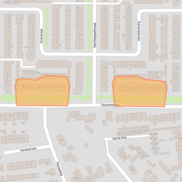 Kaart van postcodegebied 6601BN.