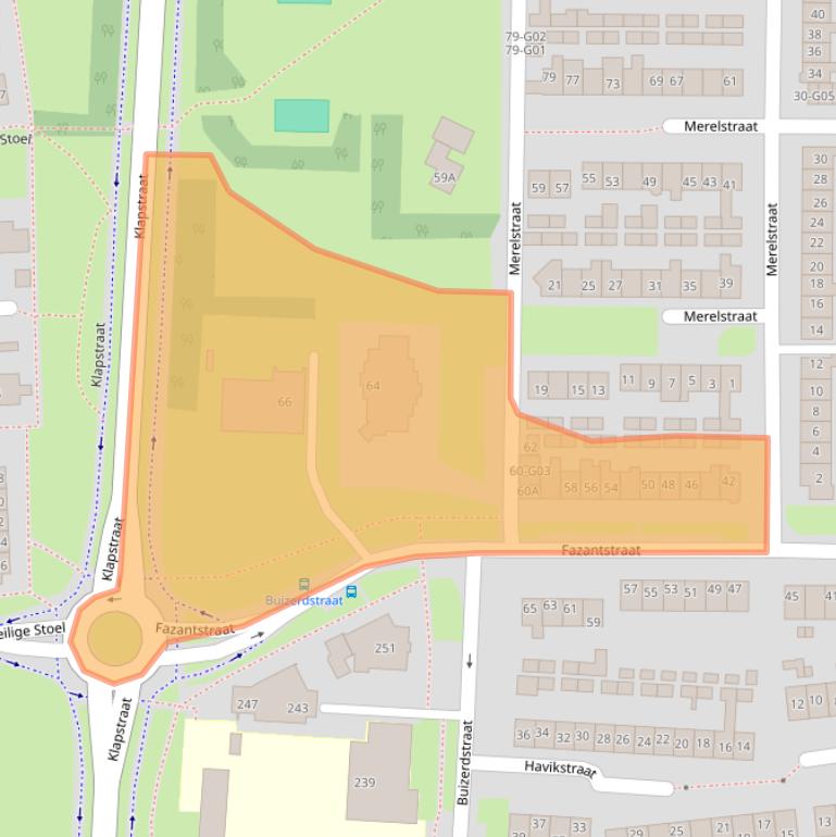 Kaart van postcodegebied 6601BP.