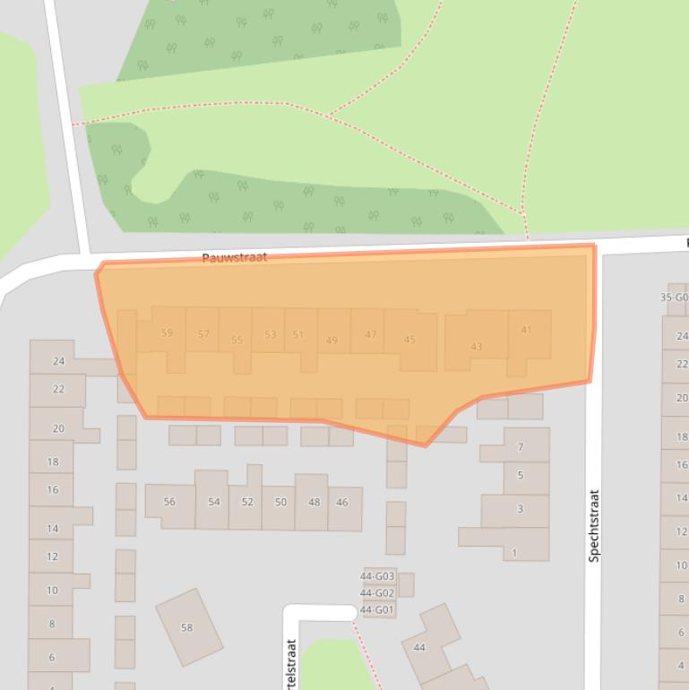 Kaart van postcodegebied 6601CP.