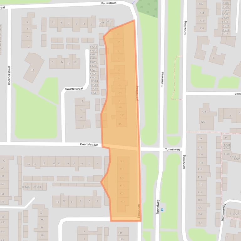Kaart van postcodegebied 6601CV.