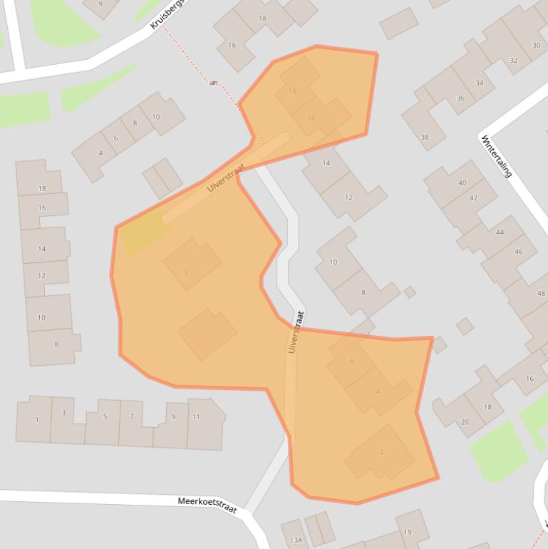 Kaart van postcodegebied 6601DG.