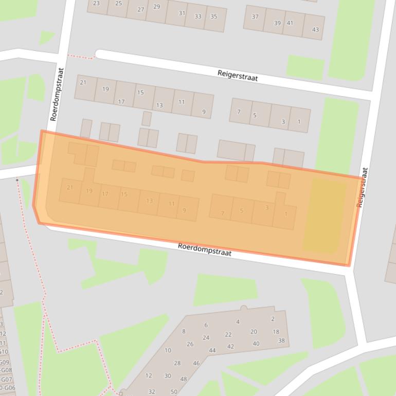 Kaart van postcodegebied 6601DK.