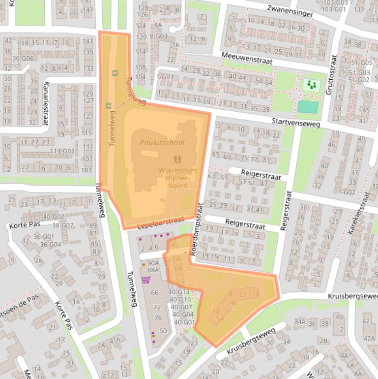 Kaart van postcodegebied 6601DL.