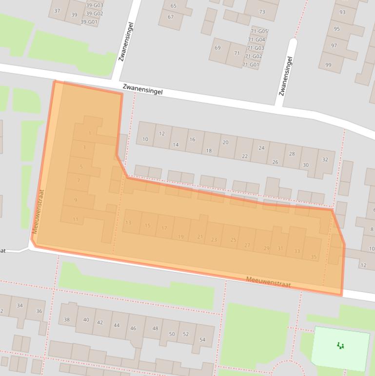Kaart van postcodegebied 6601ER.