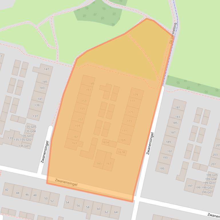 Kaart van postcodegebied 6601GG.