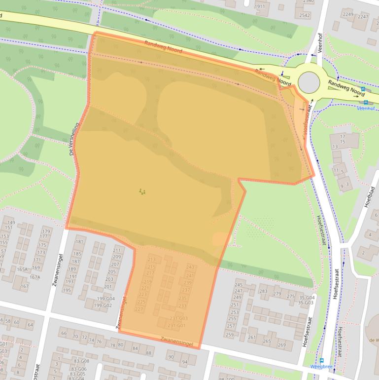 Kaart van postcodegebied 6601GJ.