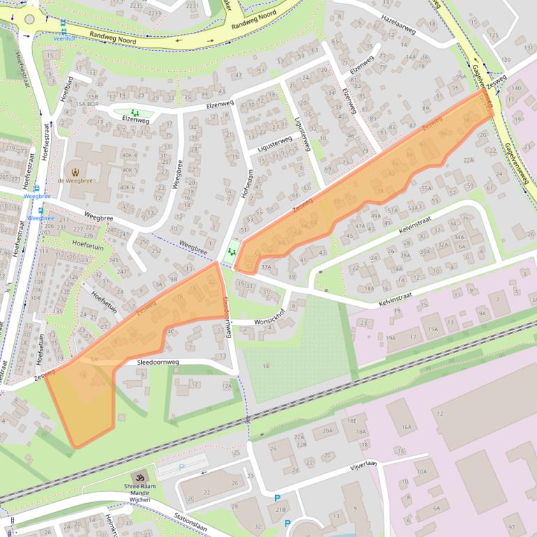 Kaart van postcodegebied 6601HB.