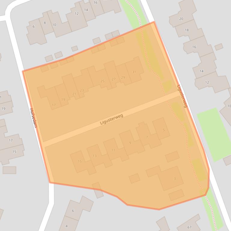 Kaart van postcodegebied 6601HL.