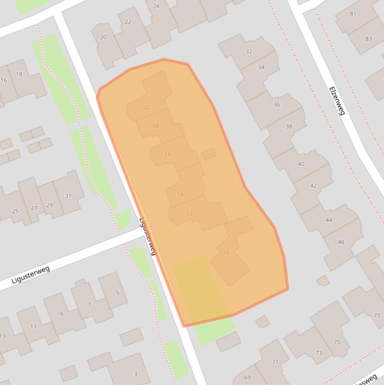 Kaart van postcodegebied 6601HM.