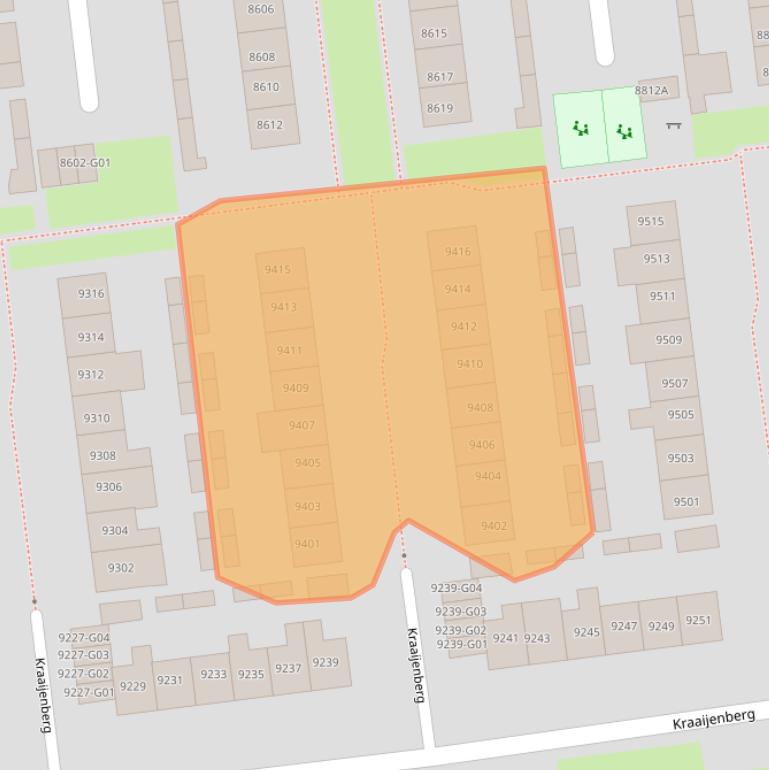 Kaart van postcodegebied 6601PE.