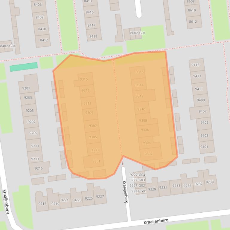 Kaart van postcodegebied 6601PG.