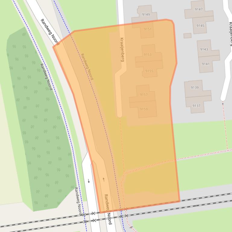 Kaart van postcodegebied 6601PM.